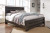 Ashley Brinxton Charcoal King/California King Panel Headboard Bed with Mirrored Dresser and Chest