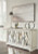 Ashley Arlendyne Antique White Dining Table and 8 Chairs with Storage