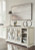 Ashley Arlendyne Antique White Dining Table and 8 Chairs with Storage