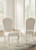 Ashley Arlendyne Antique White Dining Table and 8 Chairs with Storage