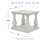 Ashley Arlendyne Antique White Coffee Table with 1 End Table