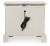 Ashley Arlendyne Antique White California King Upholstered Bed with Mirrored Dresser, Chest and 2 Nightstands