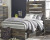 Ashley Drystan Multi Twin Panel Bed with Mirrored Dresser