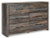 Ashley Drystan Multi Twin Panel Bed with Dresser