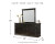 Ashley Maribel Black Twin Panel Bed with Mirrored Dresser and Nightstand