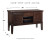 Ashley Haddigan Dark Brown Dining Table and 4 Chairs with Storage