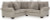 Ashley Claireah Umber 2-Piece Sectional with Ottoman