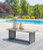 Ashley Bree Zee Brown 4-Piece Outdoor Sectional with End Table