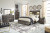 Ashley Drystan Multi Queen 2 Drawer Storage Panel Bed with Mirrored Dresser and Chest