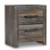Ashley Drystan Multi Queen 2 Drawer Storage Panel Bed with Mirrored Dresser and 2 Nightstands