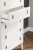 Ashley Aprilyn White Twin Panel Headboard with Dresser, Chest and Nightstand