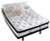 Ashley Chime 12 Inch Memory Foam White Queen Mattress with Better Adjustable Base