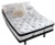 Ashley Chime 12 Inch Memory Foam White Cal King Mattress with Adjustable Base