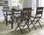 Ashley Kavara Medium Brown Counter Height Dining Table and 4 Barstools