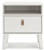 Ashley Aprilyn White Twin Bookcase Headboard with Dresser, Chest and 2 Nightstands