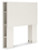 Ashley Aprilyn White Twin Bookcase Headboard with Dresser, Chest and 2 Nightstands