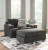 Ashley Karinne Smoke Sofa, Loveseat, Chair and Ottoman