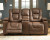 Ashley Owner's Box Thyme Sofa, Loveseat and Recliner