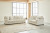 Ashley Maggie Flax Sofa and Loveseat