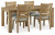 Ashley Galliden Light Brown Dining Table and 4 Chairs