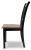 Ashley Owingsville Black Brown 2-Piece Dining Room Chair
