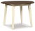 Ashley Woodanville Cream Brown Dining Table and 2 Chairs