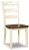 Ashley Woodanville Cream Brown Dining Table and 2 Chairs