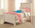 Ashley Willowton Whitewash Twin Panel Bed with Nightstand