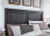 Ashley Foyland Black Brown Queen Panel Storage Bed with Mirrored Dresser, Chest and Nightstand