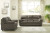 Ashley Norlou Flannel Sofa and Loveseat