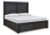 Ashley Foyland Black Brown Queen Panel Storage Bed with Dresser