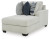 Benchcraft Lowder Stone 4-Piece Sectional with LAF Chaise / RAF Loveseat and Ottoman