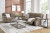 Ashley Scranto Oak Sofa and Loveseat