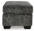 Ashley Lonoke Gunmetal Chair and Ottoman Ashley Lonoke Gunmetal Chair and Ottoman