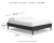 Ashley Charlang Black Queen Platform Bed with Mattress EB1198/113/M726/31