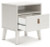 Ashley Aprilyn White Queen Bookcase Headboard with Dresser and 2 Nightstands
