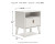Ashley Aprilyn White Queen Bookcase Headboard with Dresser and 2 Nightstands