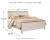 Ashley Willowton Whitewash King Panel Bed with Dresser
