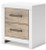 Ashley Charbitt Two-tone Full Panel Bed with Mirrored Dresser, Chest and 2 Nightstands