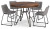 Ashley Centiar Black Dining Table and 4 Chairs