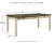 Ashley Bolanburg Two-tone Dining Table and 4 Chairs and Bench