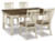 Ashley Bolanburg Two-tone Dining Table and 4 Chairs