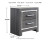 Ashley Lodanna Gray Queen Panel Bed with 2 Storage Drawers with Mirrored Dresser, Chest and Nightstand B214/46/92/31/36/54S/57/96