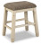Ashley Bolanburg Two-tone 5-Piece Counter Height Dining Set with Table and 4 Rake-Back Barstools