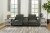 Ashley Center Line Dark Gray Sofa, Loveseat and Recliner