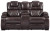 Ashley Warnerton Chocolate Sofa, Loveseat and Recliner