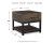 Ashley Johurst Grayish Brown Coffee Table with 2 End Tables
