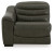 Ashley Center Line Dark Gray 6-Piece Sectional with Recliner