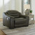 Ashley Center Line Dark Gray 5-Piece Sectional with Recliner