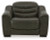 Ashley Center Line Dark Gray 5-Piece Sectional with Recliner